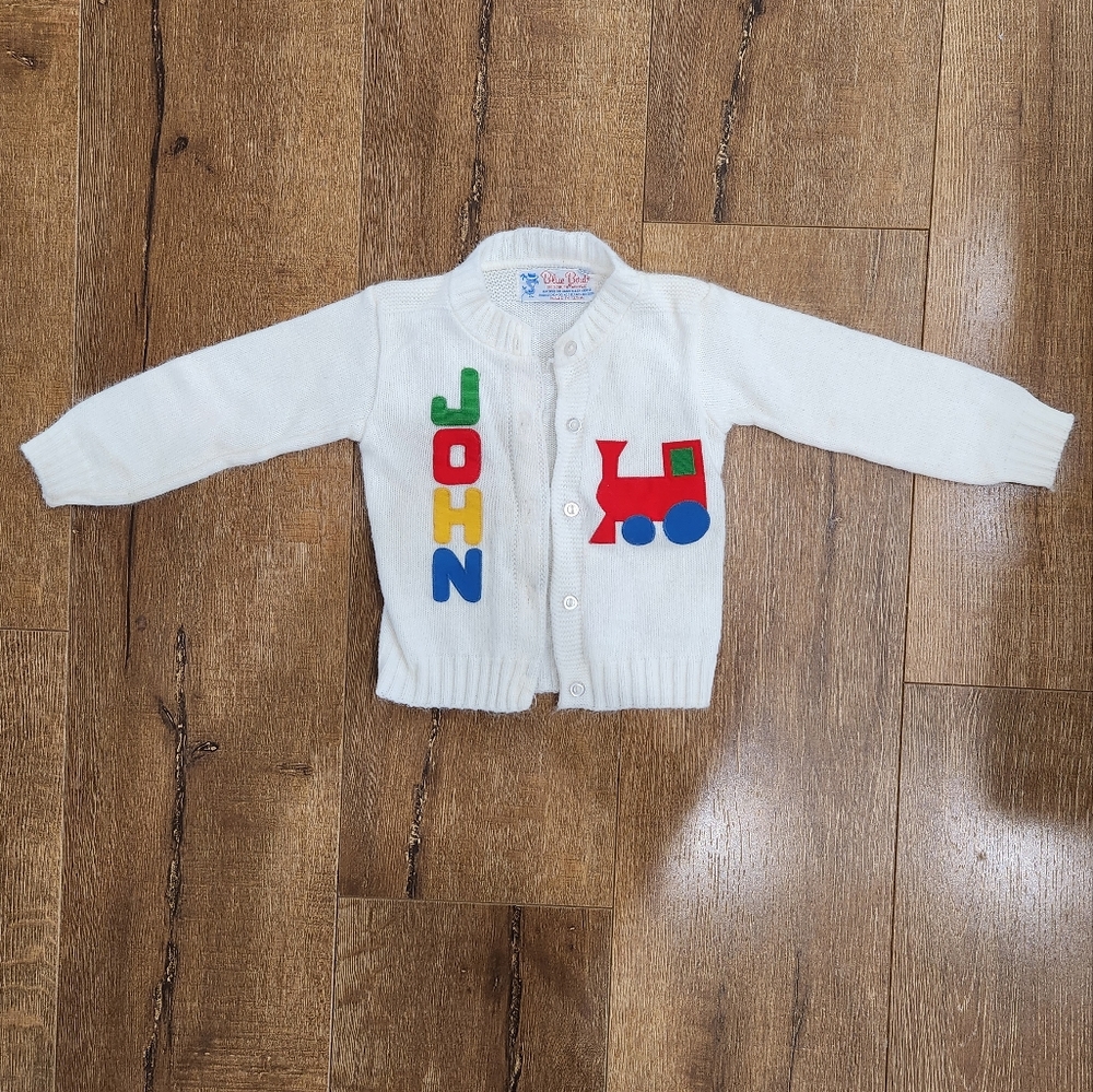Vintage 40s/50s baby sweater cardigan